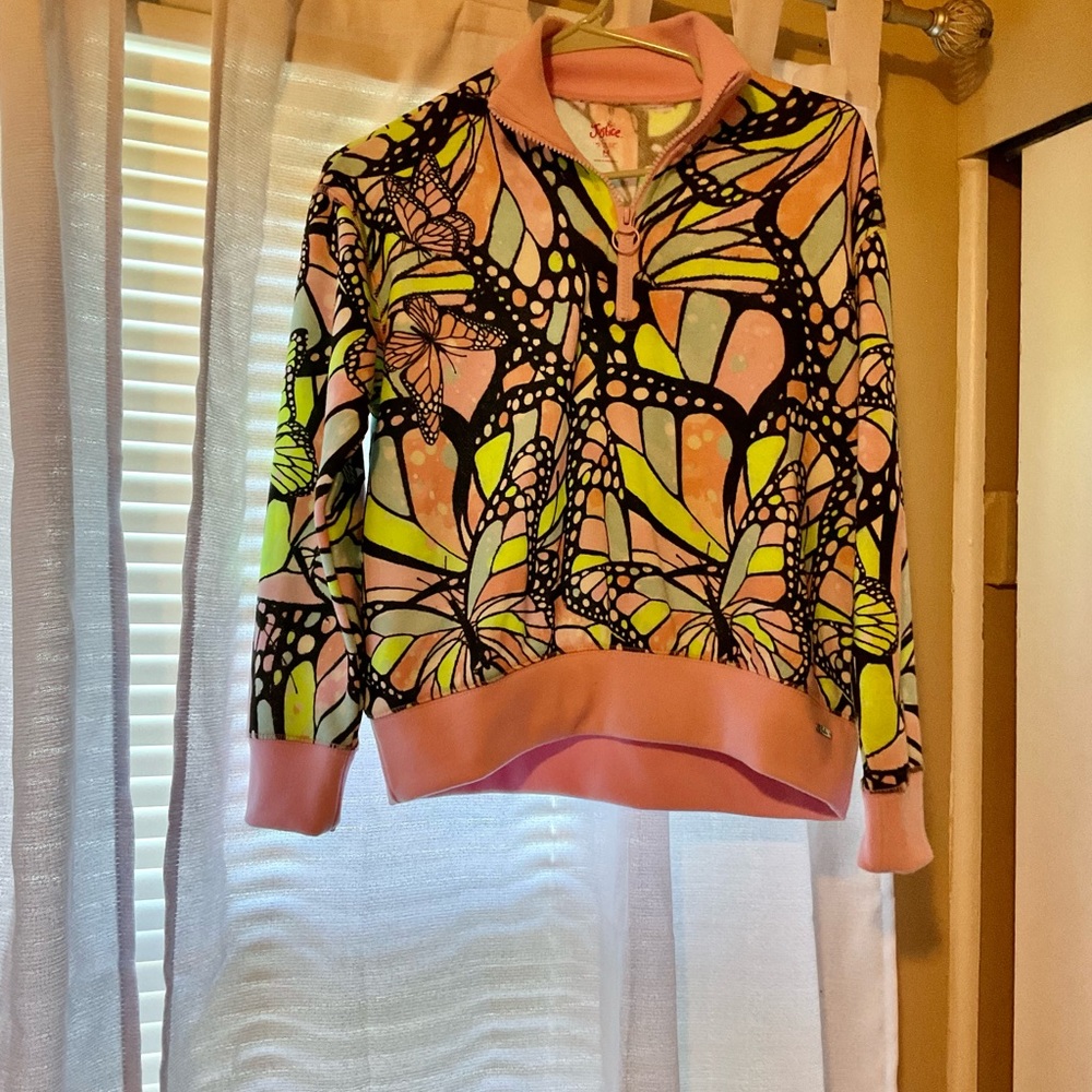 Big girls butterfly pullover